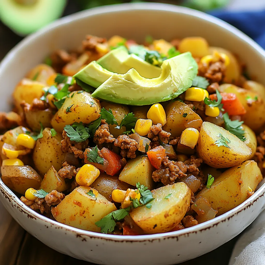 Ground Turkey Potato Skillet Hearty and Simple Meal