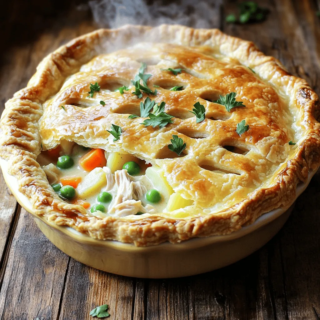 Classic Chicken Pot Pie Comforting and Hearty Meal