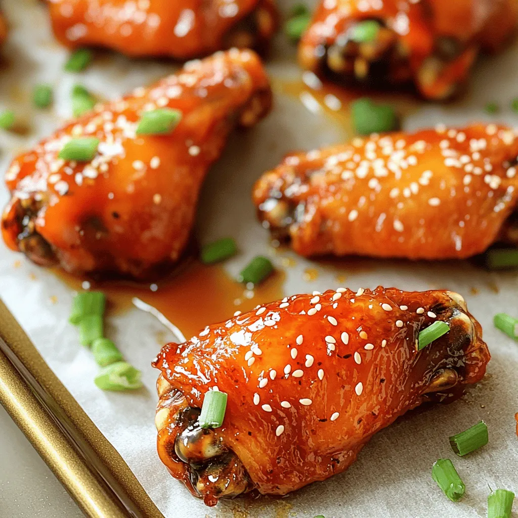Spicy Sriracha Honey Chicken Wings Tangy Flavor Explosion