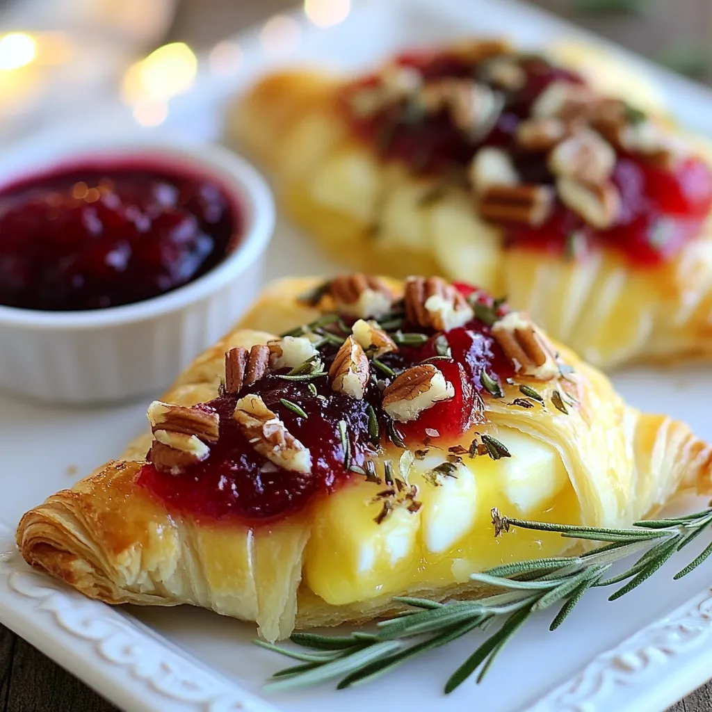 Cranberry Brie Puff Pastry Delightful Holiday Appetizer