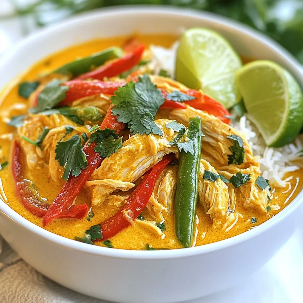 Crockpot Coconut Curry Chicken Simple and Satisfying