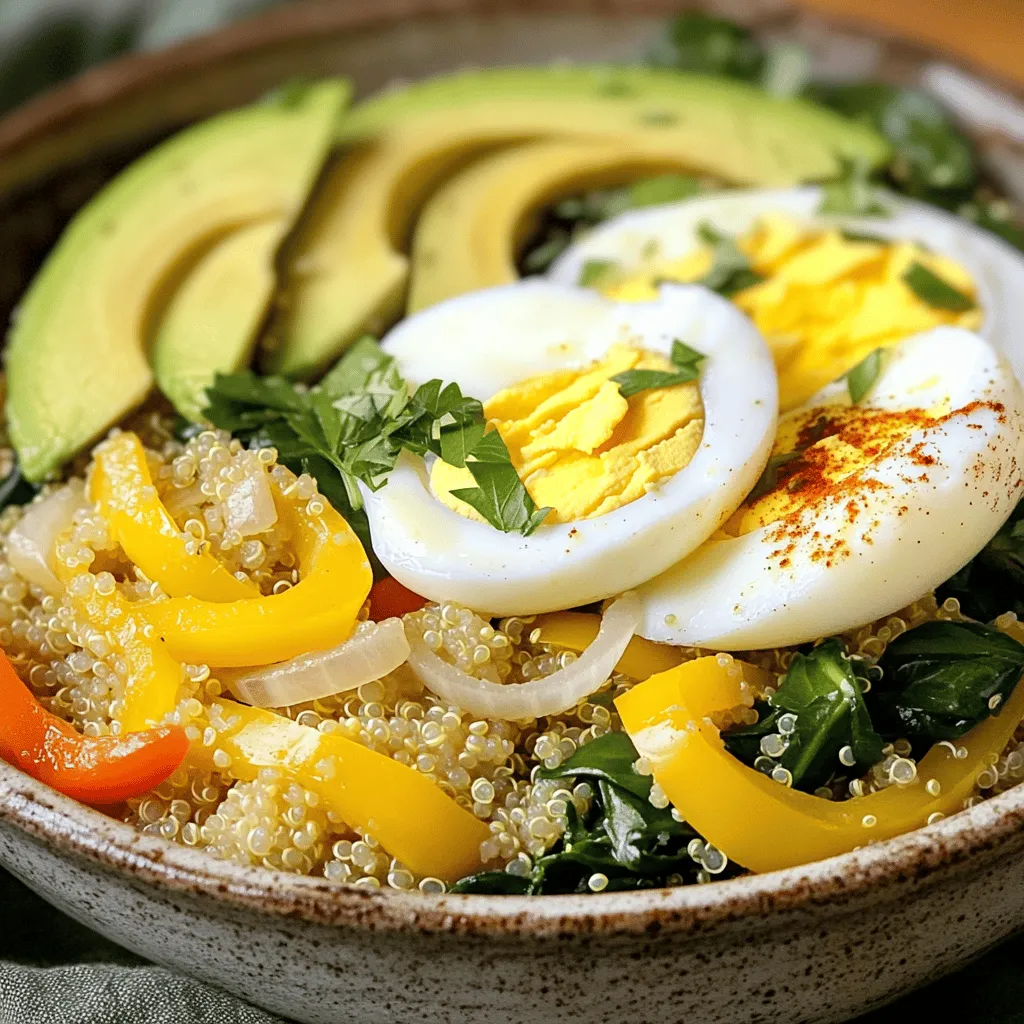 Savory Breakfast Quinoa Nutrient-Packed Morning Bowl