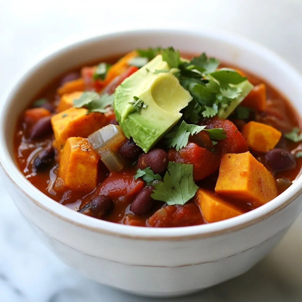 Vegan Sweet Potato Chili Easy and Flavorful Recipe