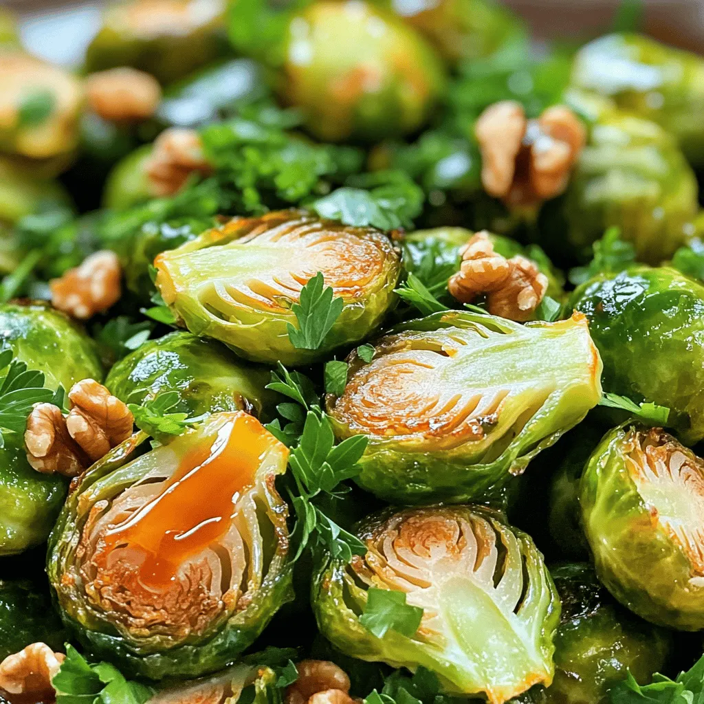 Maple Glazed Brussels Sprouts Flavorful Side Dish