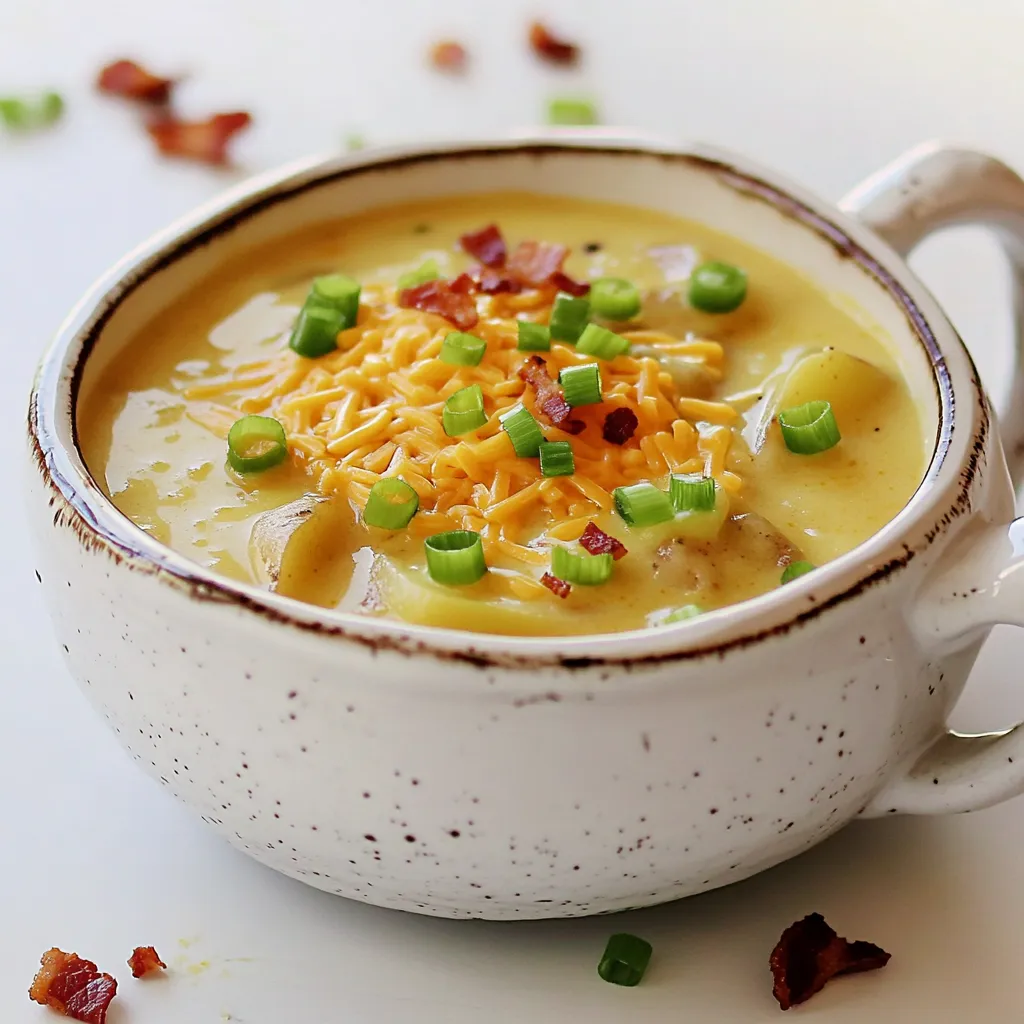 Loaded Baked Potato Soup Slow Cooker Creamy Delight