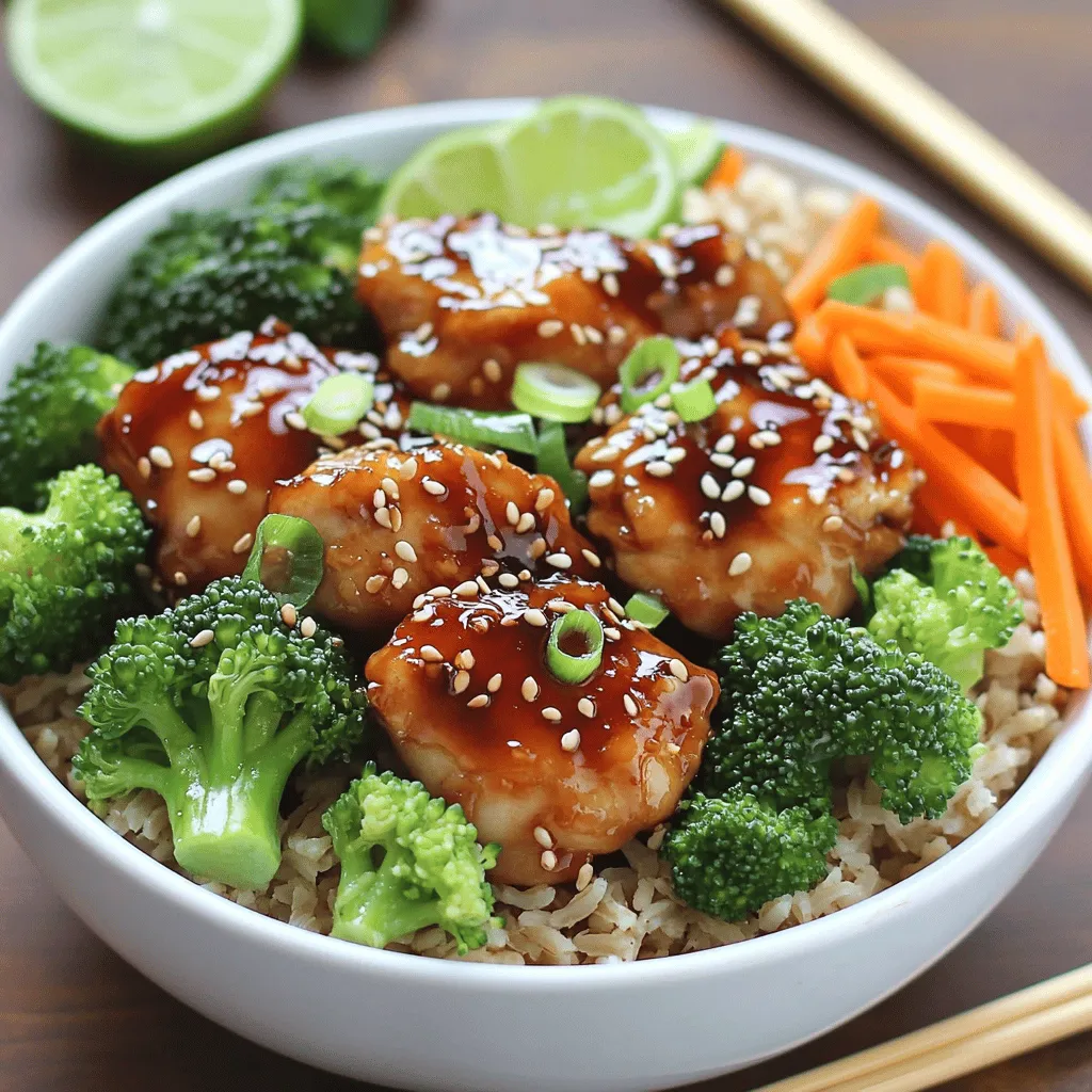 Teriyaki Chicken Bowls with Rice Packed with Flavor
