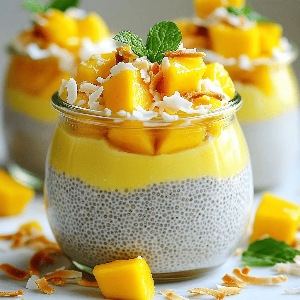 Mango Coconut Chia Pudding Simple and Healthy Delight