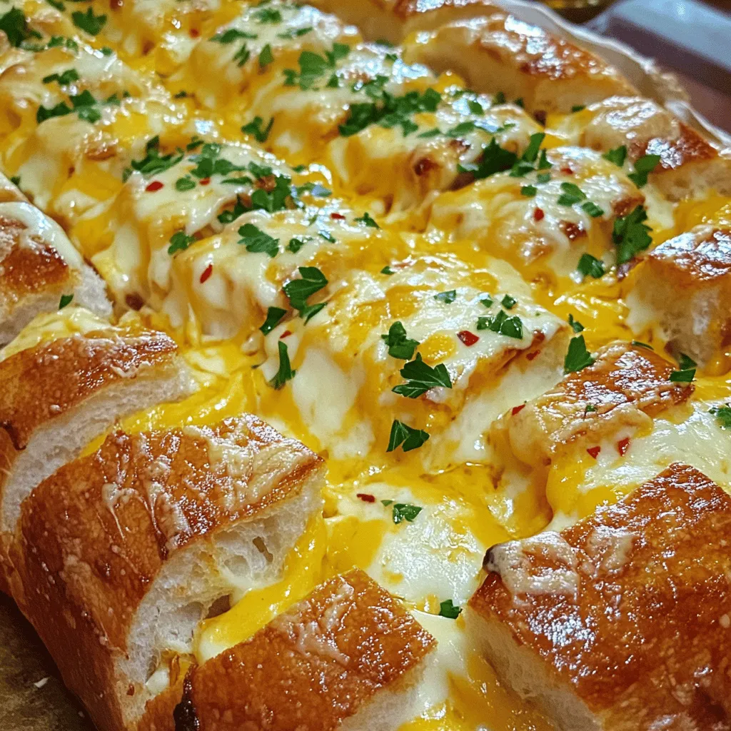 Cheesy Pull Apart Garlic Bread Irresistible Delight