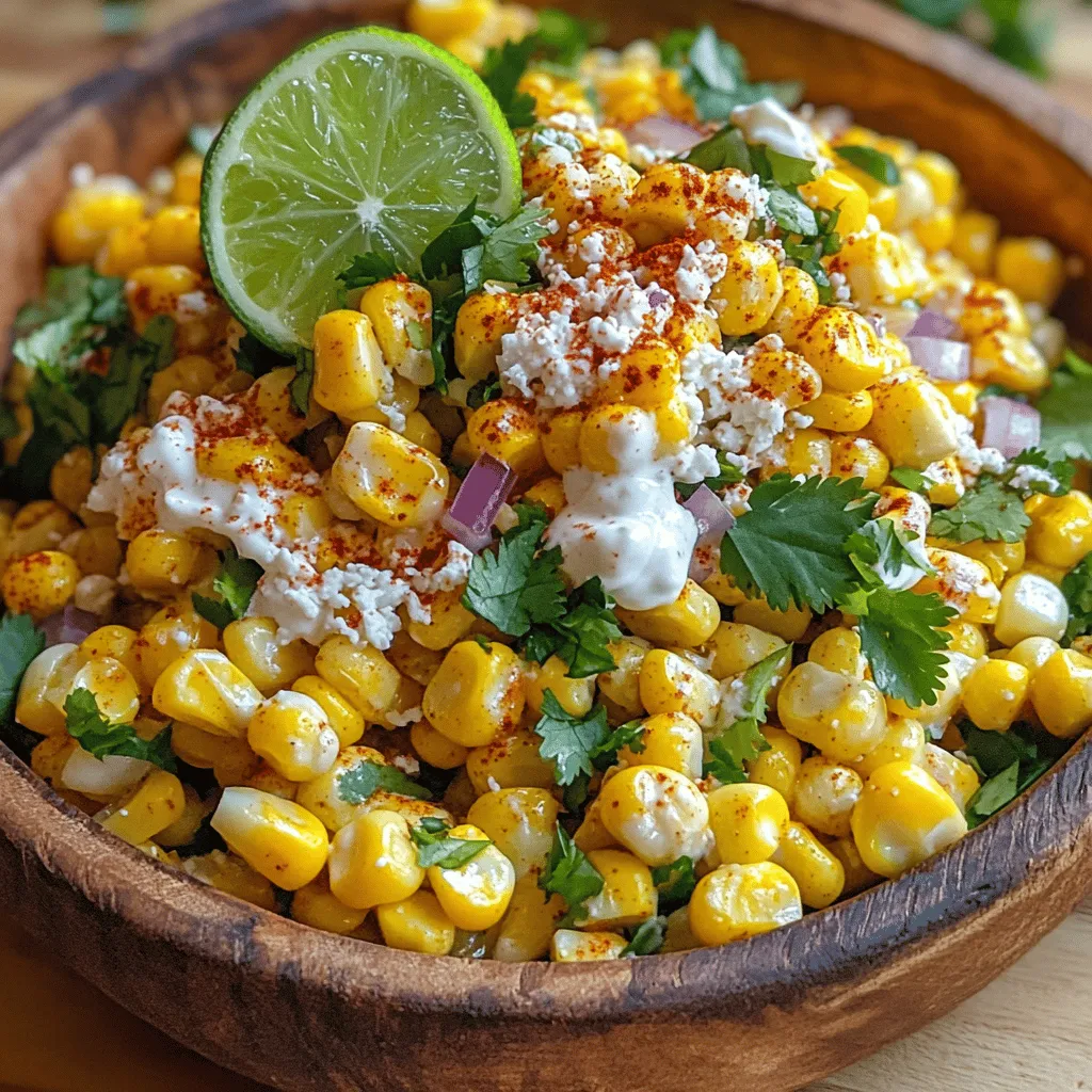 Mexican Street Corn Salad Bold and Flavorful Delight