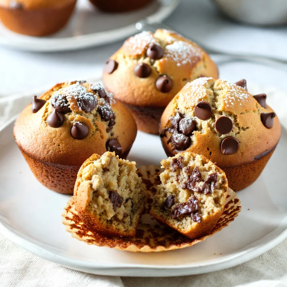 One-Bowl Banana Chocolate Chip Muffins Simple Treat