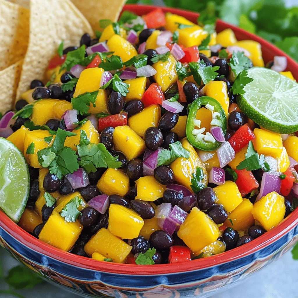 Mango Black Bean Salsa Fresh and Flavorful Delight