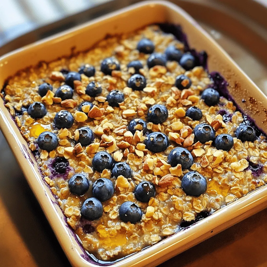 Blueberry Oatmeal Bake Nourishing Breakfast Delight