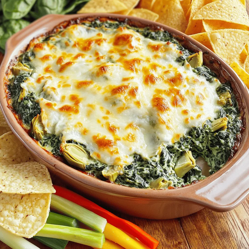 Easy Spinach Artichoke Dip Delicious and Simple Recipe