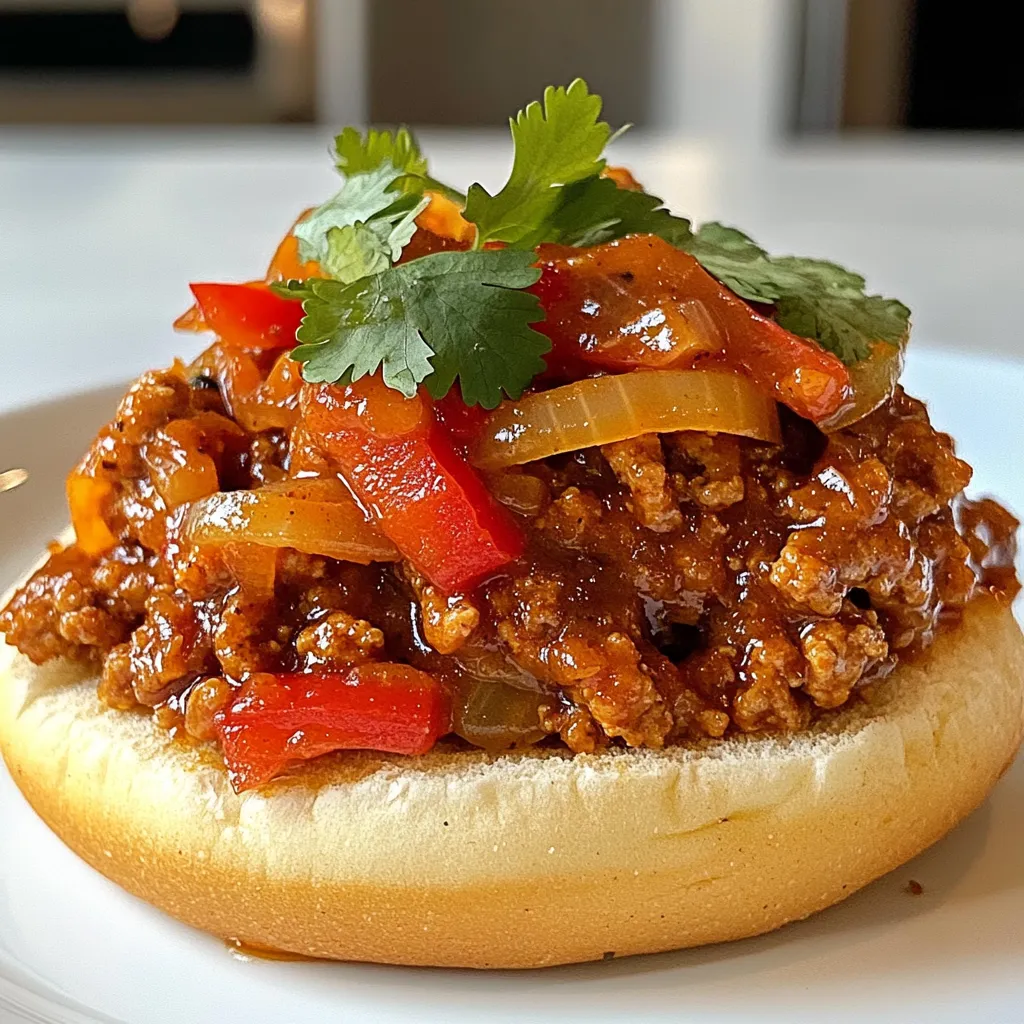 Ground Chicken Sloppy Joes Flavorful and Fast Meal