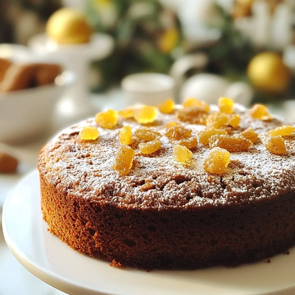 Classic Gingerbread Cake Simple and Delightful Recipe