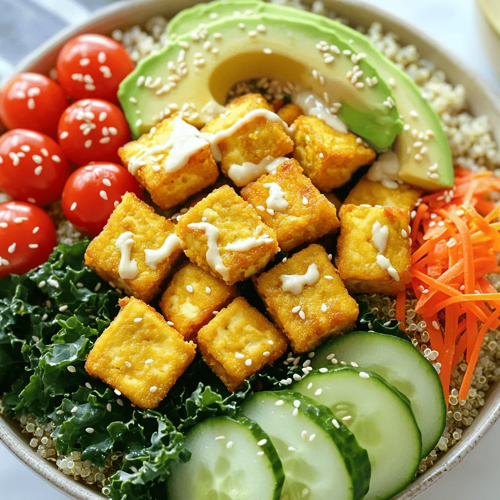Crispy Tofu Buddha Bowl Fresh and Flavorful Delight