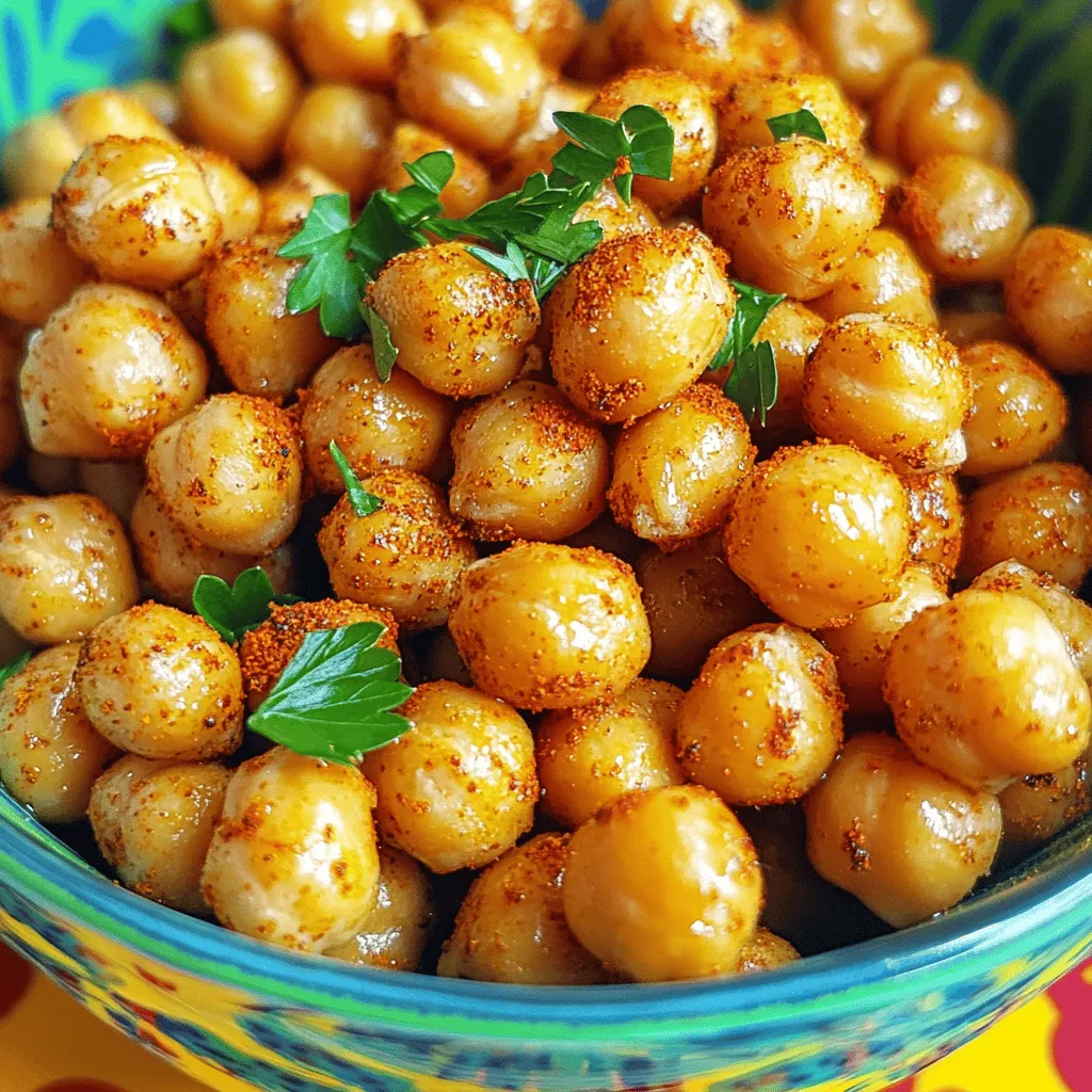 Crispy Air Fryer Chickpeas Healthy Snack Recipe