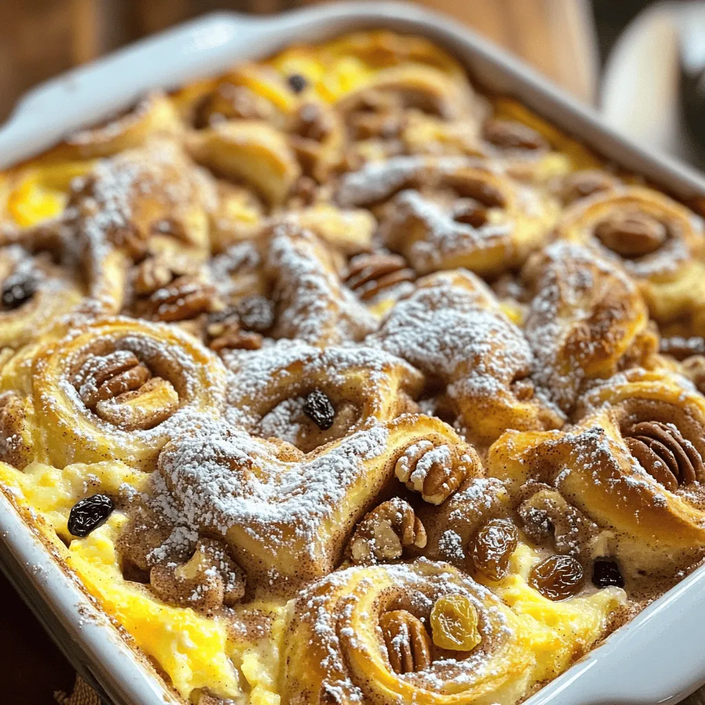 Cinnamon Roll Casserole Tasty Breakfast Delight