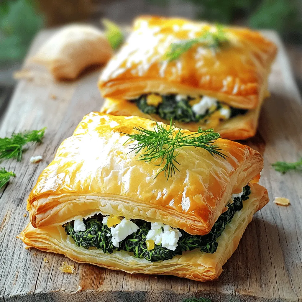 Savory Spinach and Feta Puff Pastry Delight Recipe