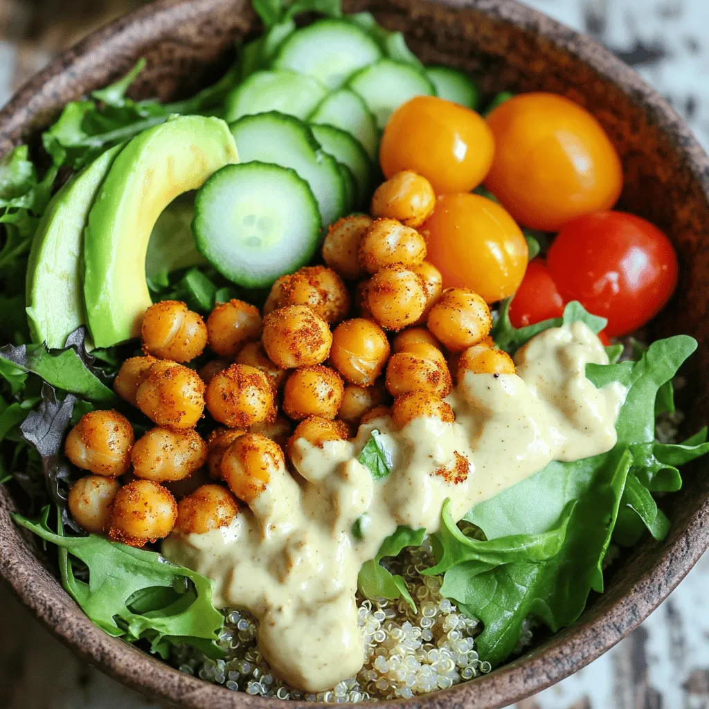 Crispy Chickpea Buddha Bowl Healthy and Nutritious Meal