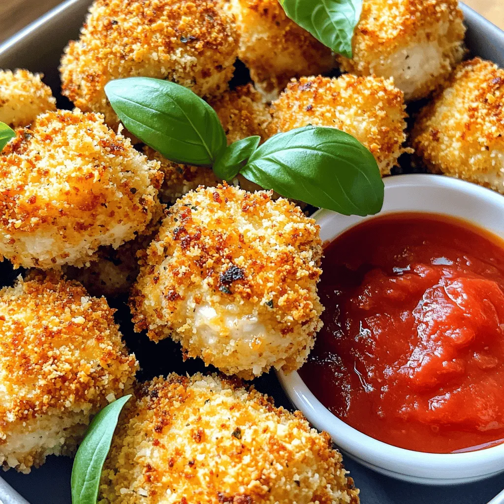 Air Fryer Chicken Parmesan Bites Crispy and Flavorful