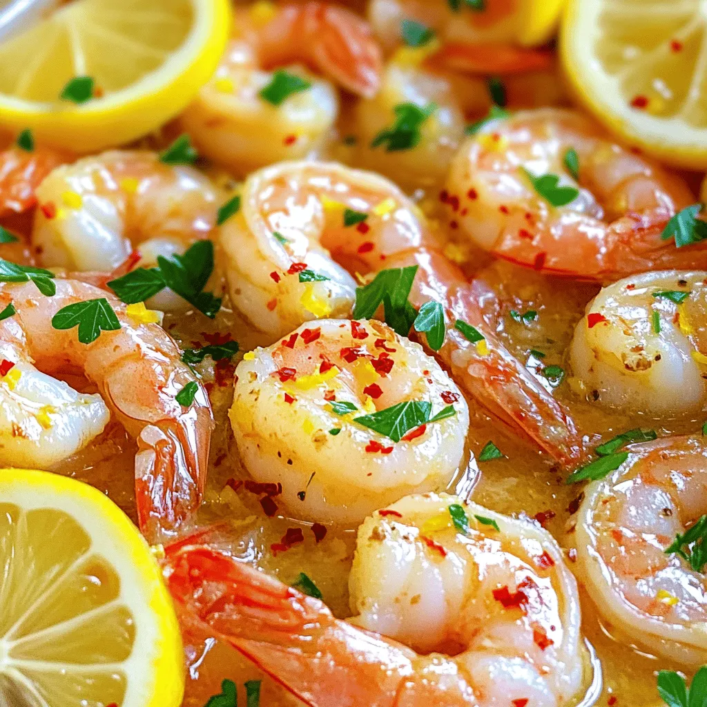 Lemon Garlic Butter Shrimp Quick and Tasty Recipe