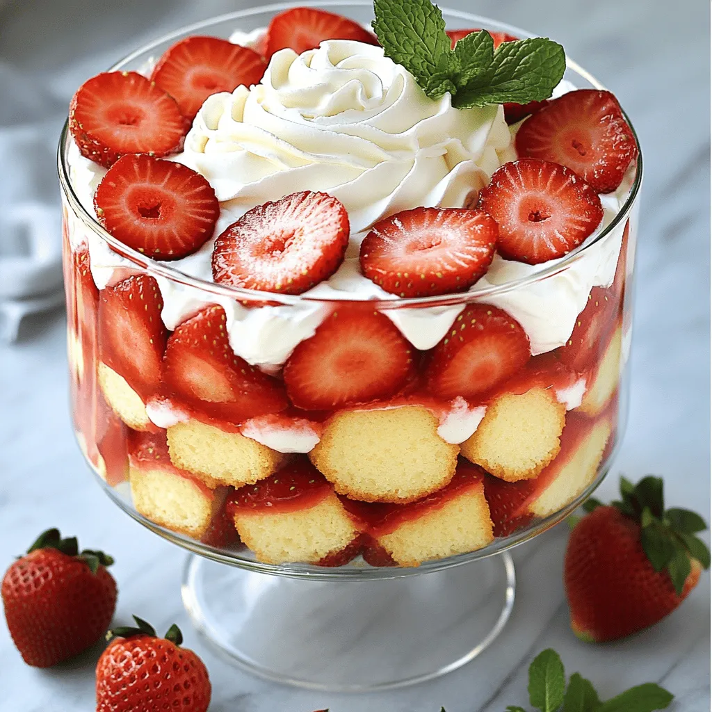Strawberry Shortcake Trifle Delightful Layered Treat