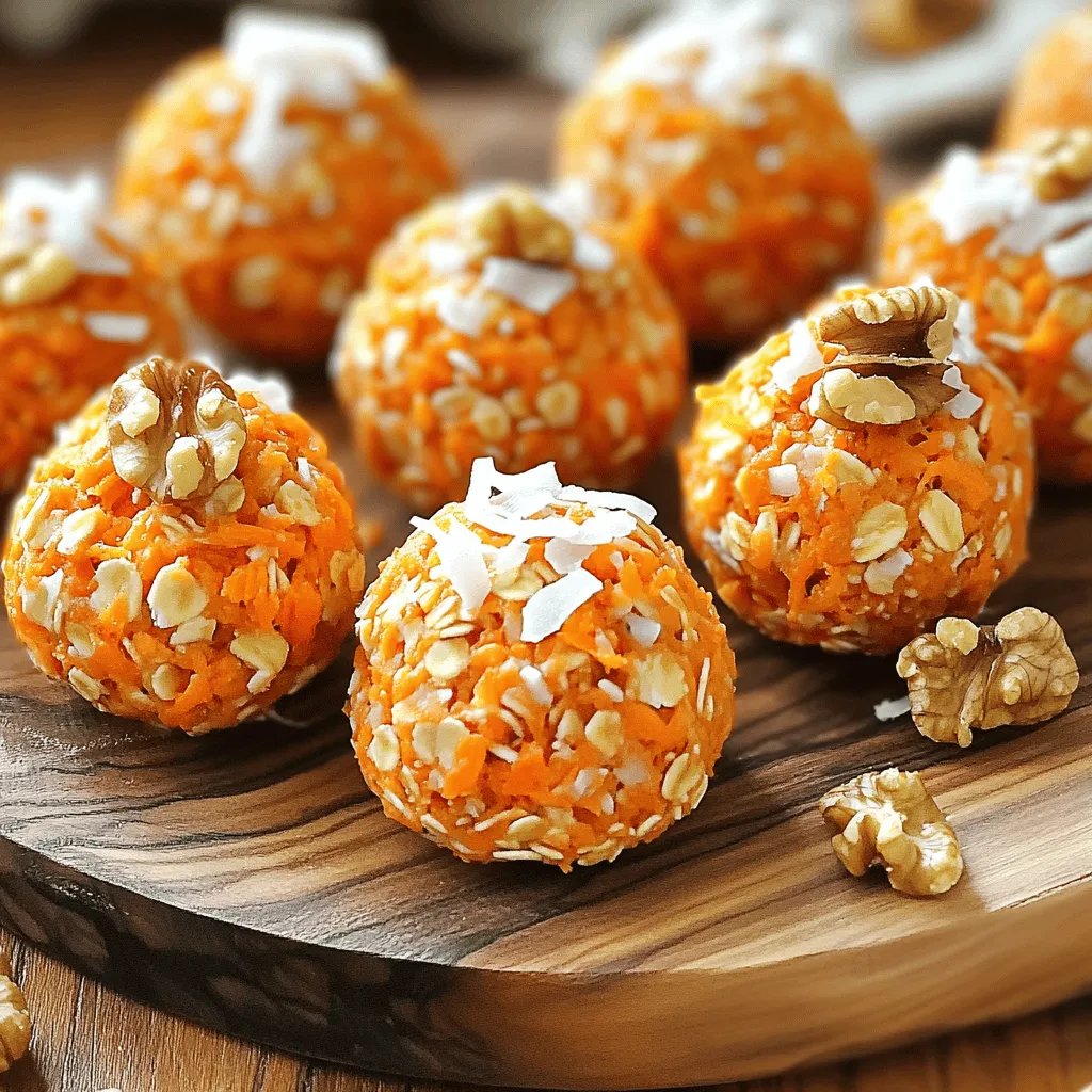Tasty Carrot Cake Energy Bites Easy and Nutritious