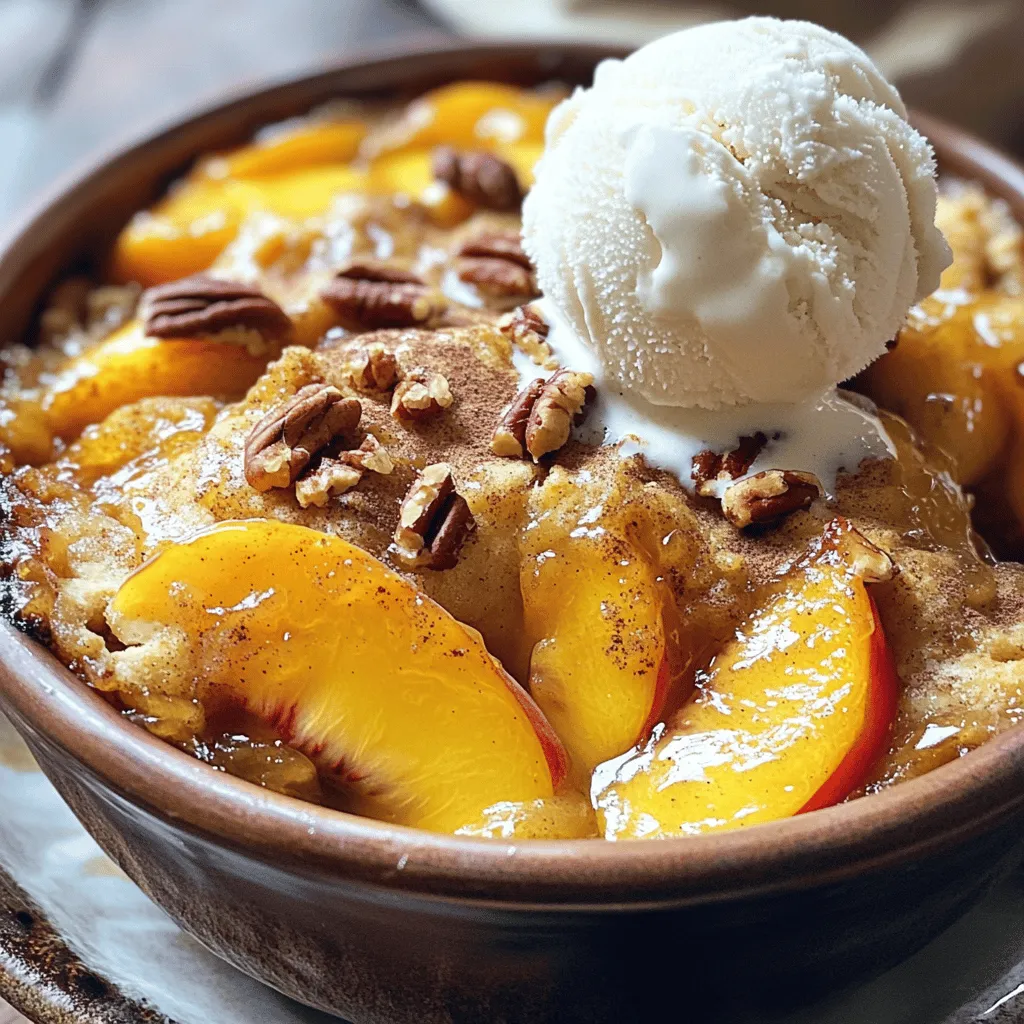 Easy Peach Dump Cake Delicious and Simple Dessert Recipe