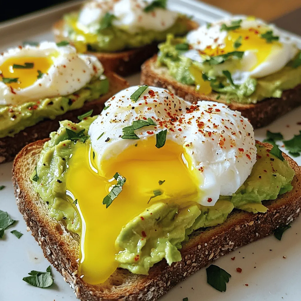 Avocado Toast with Poached Egg Easy and Tasty Recipe