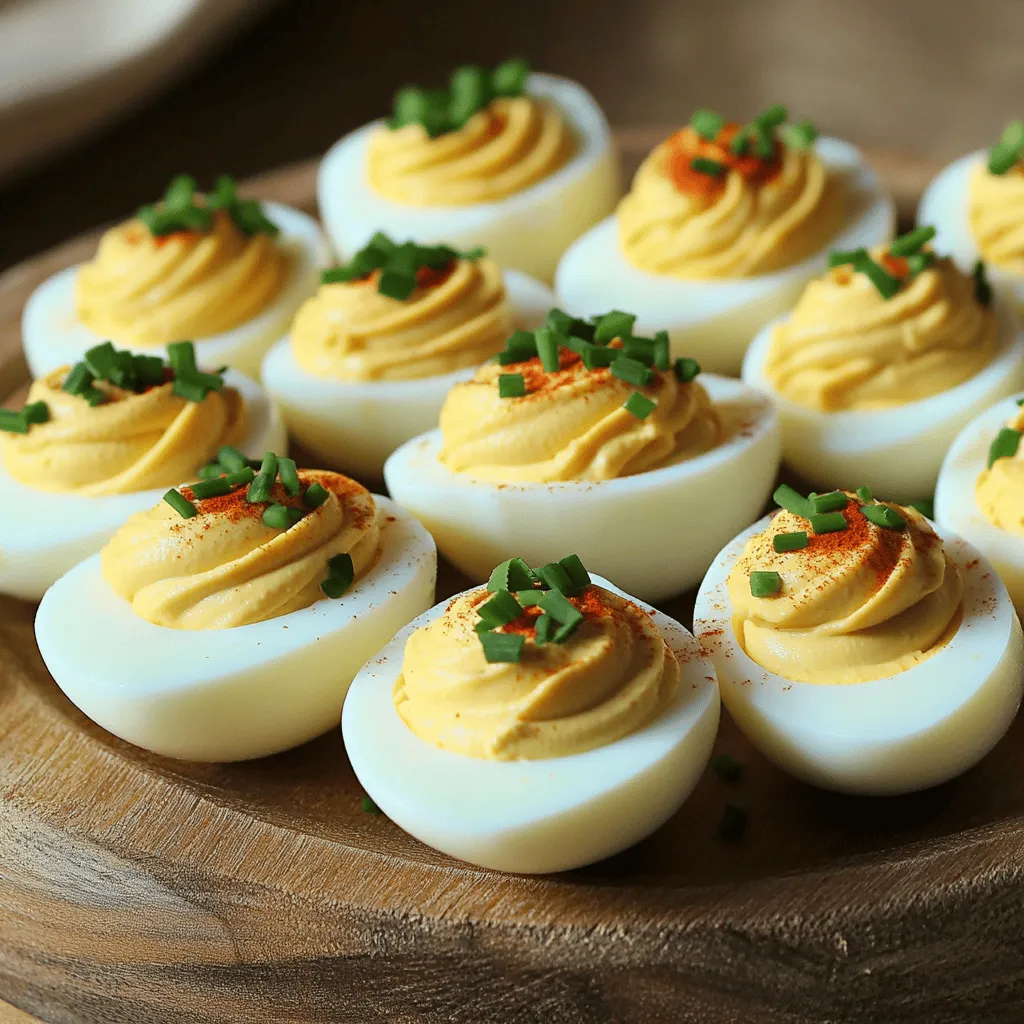 Classic Deviled Eggs Tasty and Easy Party Treat