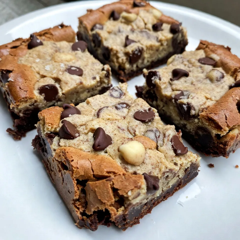 Cookie Dough Brownie Bars Irresistible and Easy Treat
