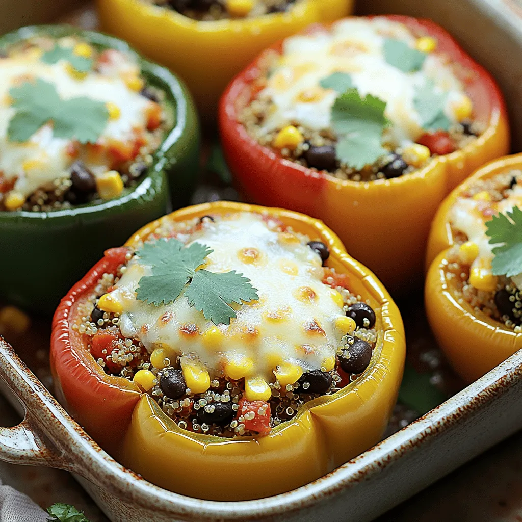 Stuffed Bell Peppers with Quinoa Savory Flavor Boost