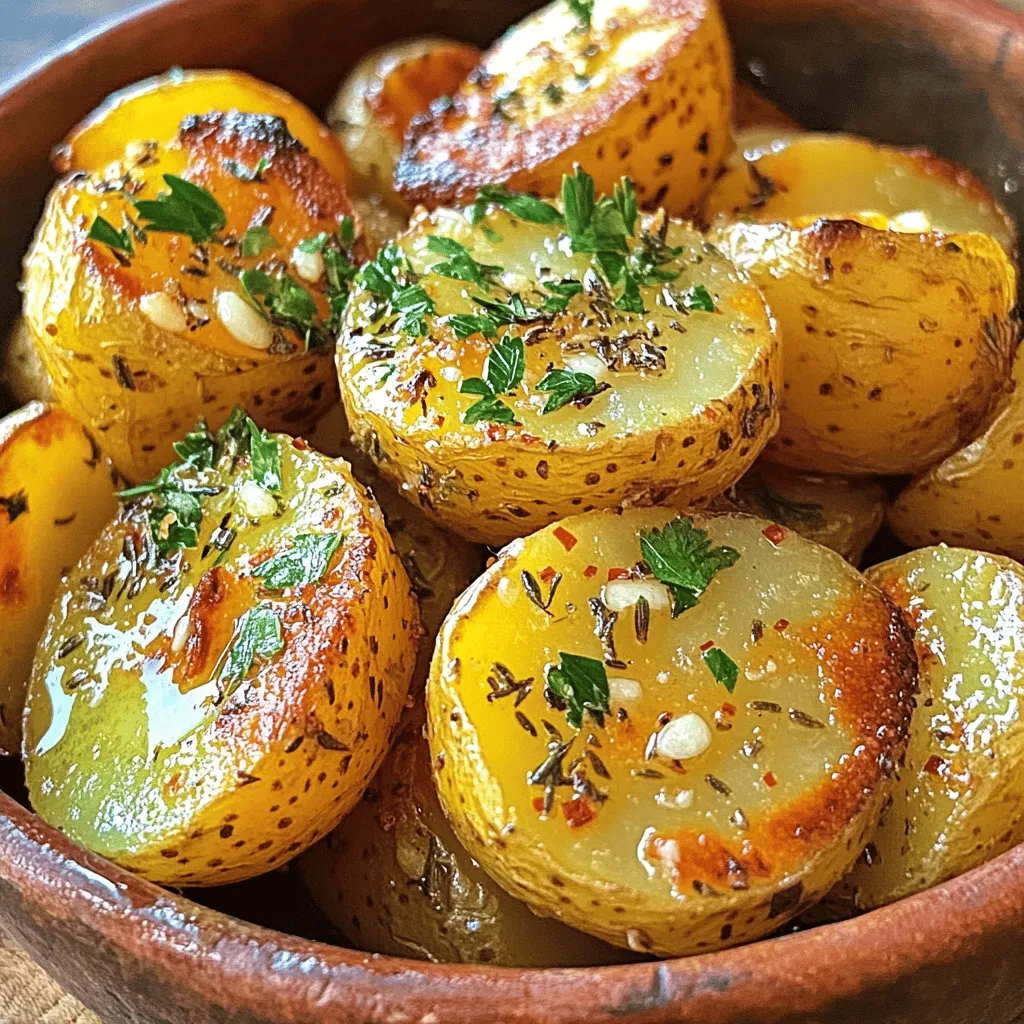 Garlic Herb Roasted Potatoes Flavorful and Easy Dish