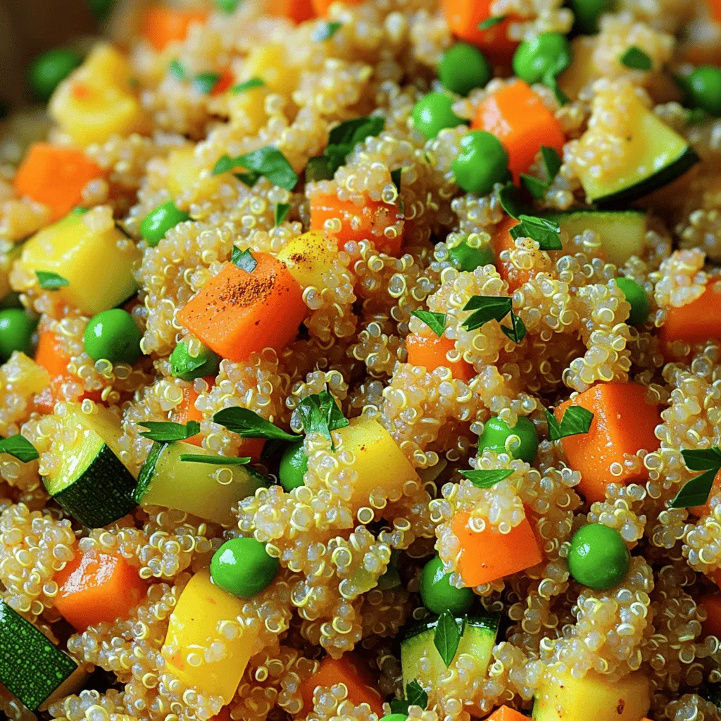 Quinoa Vegetable Pilaf Flavorful and Healthy Dish