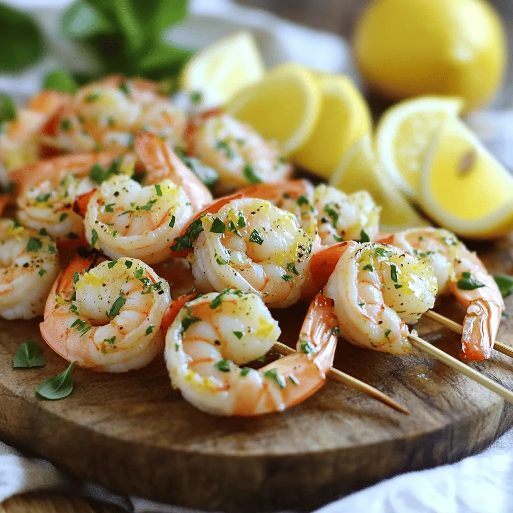 Lemon Garlic Herb Grilled Shrimp Savory and Simple Dish