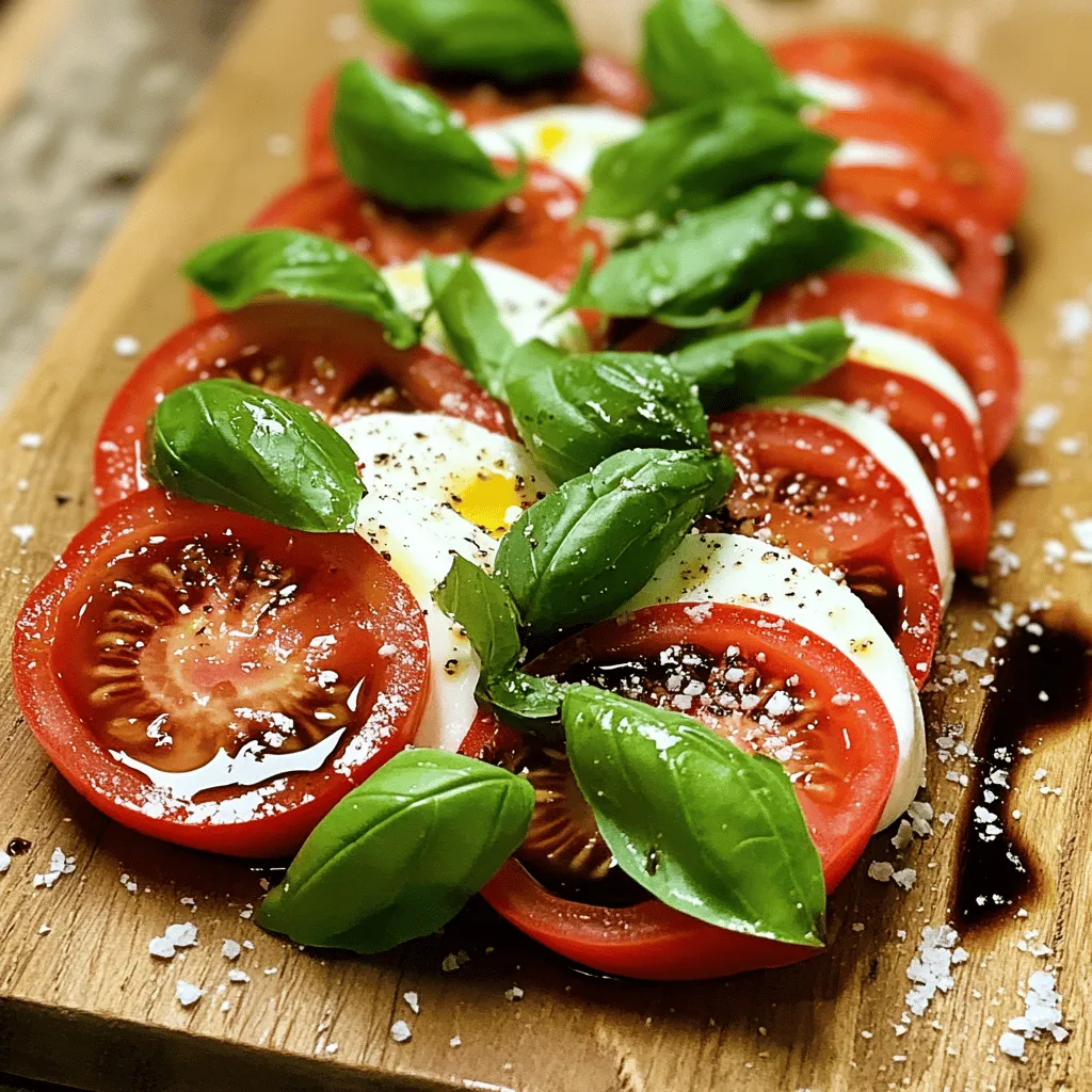 Fresh Caprese Salad Delightful and Easy to Prepare