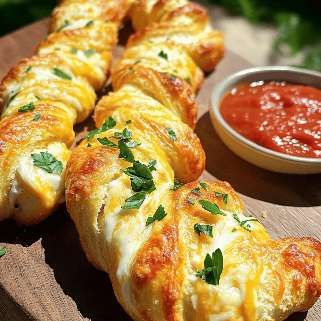 Easy Cheesy Garlic Bread Twists Simple and Tasty Treat