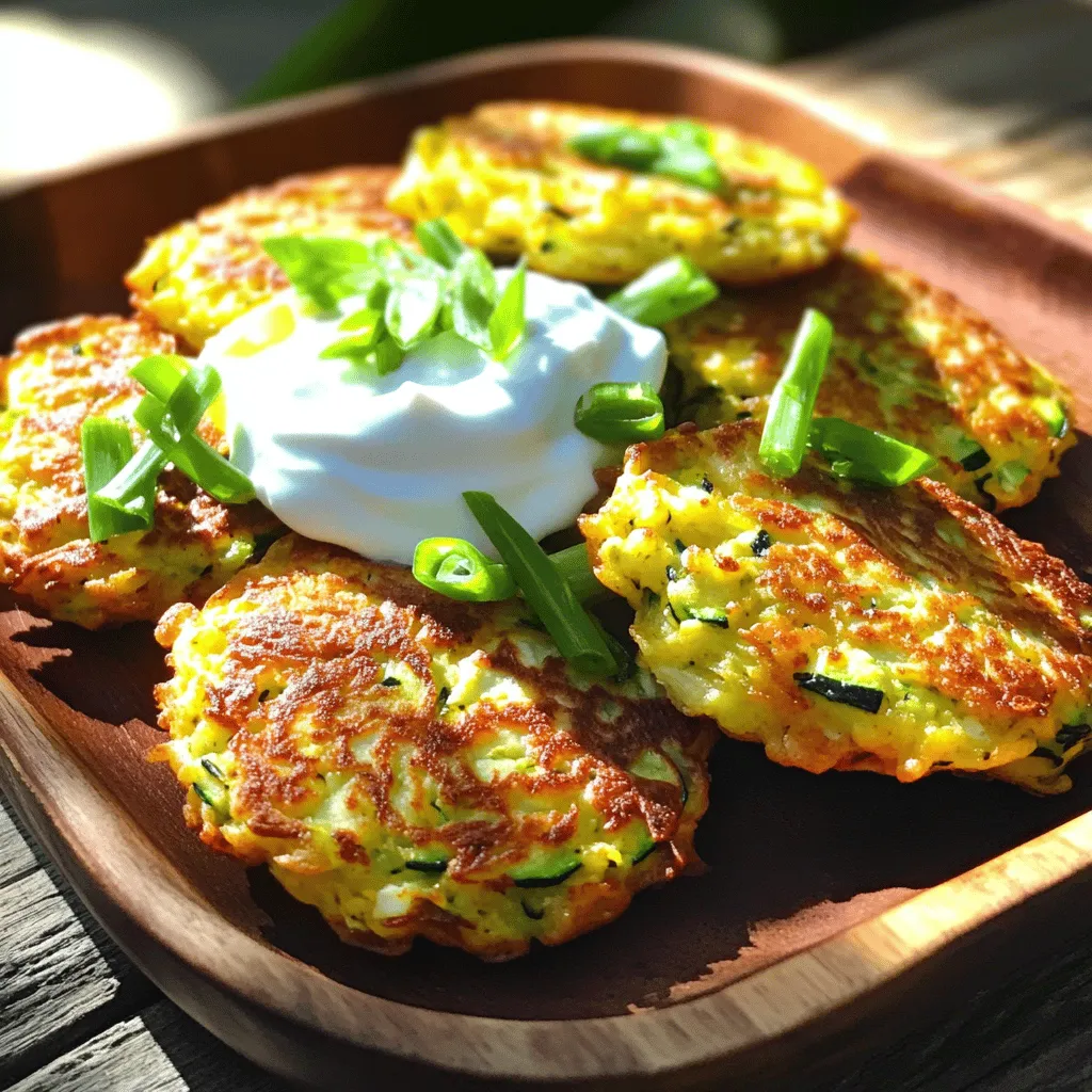 Easy Zucchini Fritters Crispy and Delicious Recipe