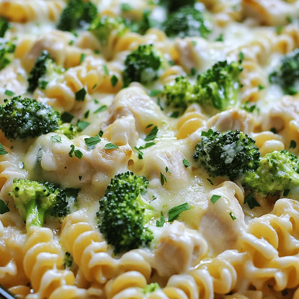 Creamy Chicken Alfredo Bake Savory Family Favorite