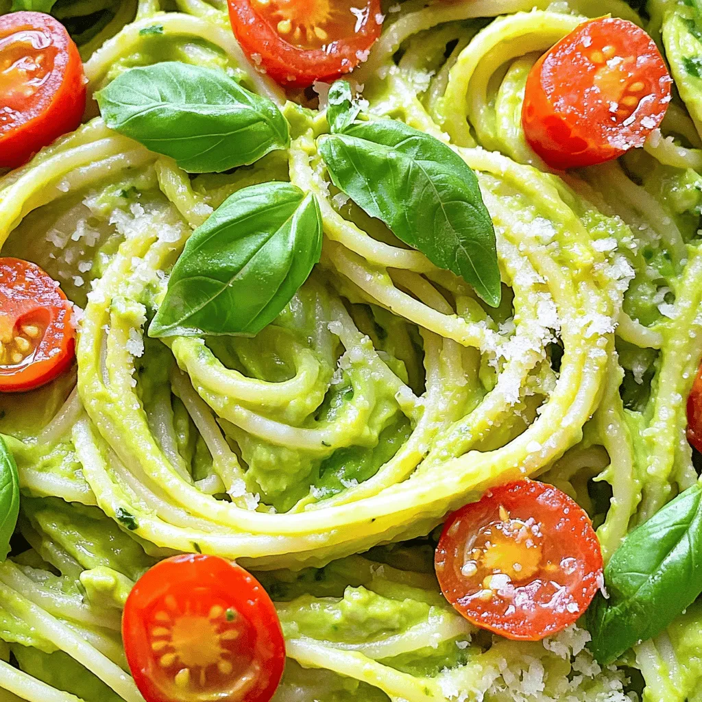 Creamy Avocado Pasta Quick and Tasty Meal Idea