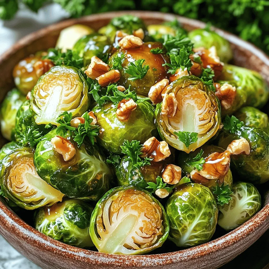 Maple Glazed Brussels Sprouts Flavorful Side Dish
