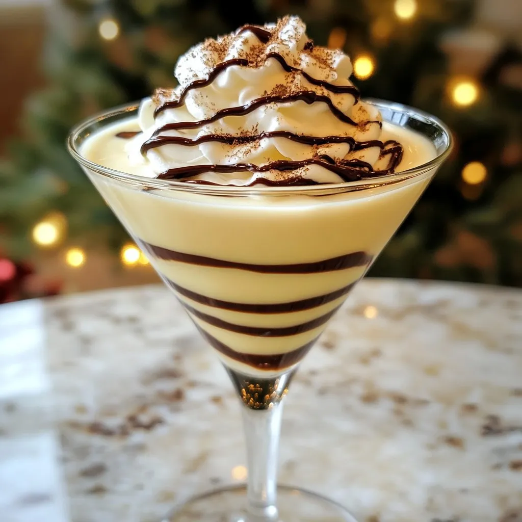 Minute Chocolate Eggnog Martini Simple and Tasty Drink