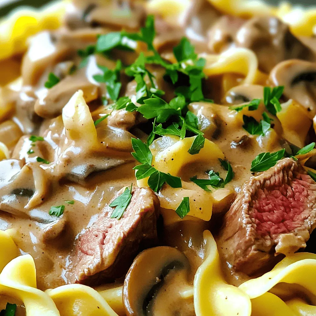 Classic Beef Stroganoff Flavorful and Simple Recipe