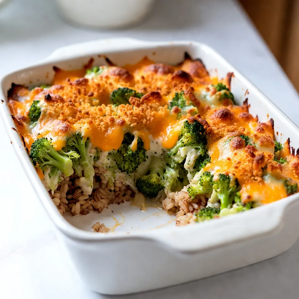 Cheesy Broccoli Rice Casserole Flavorful Comfort Dish
