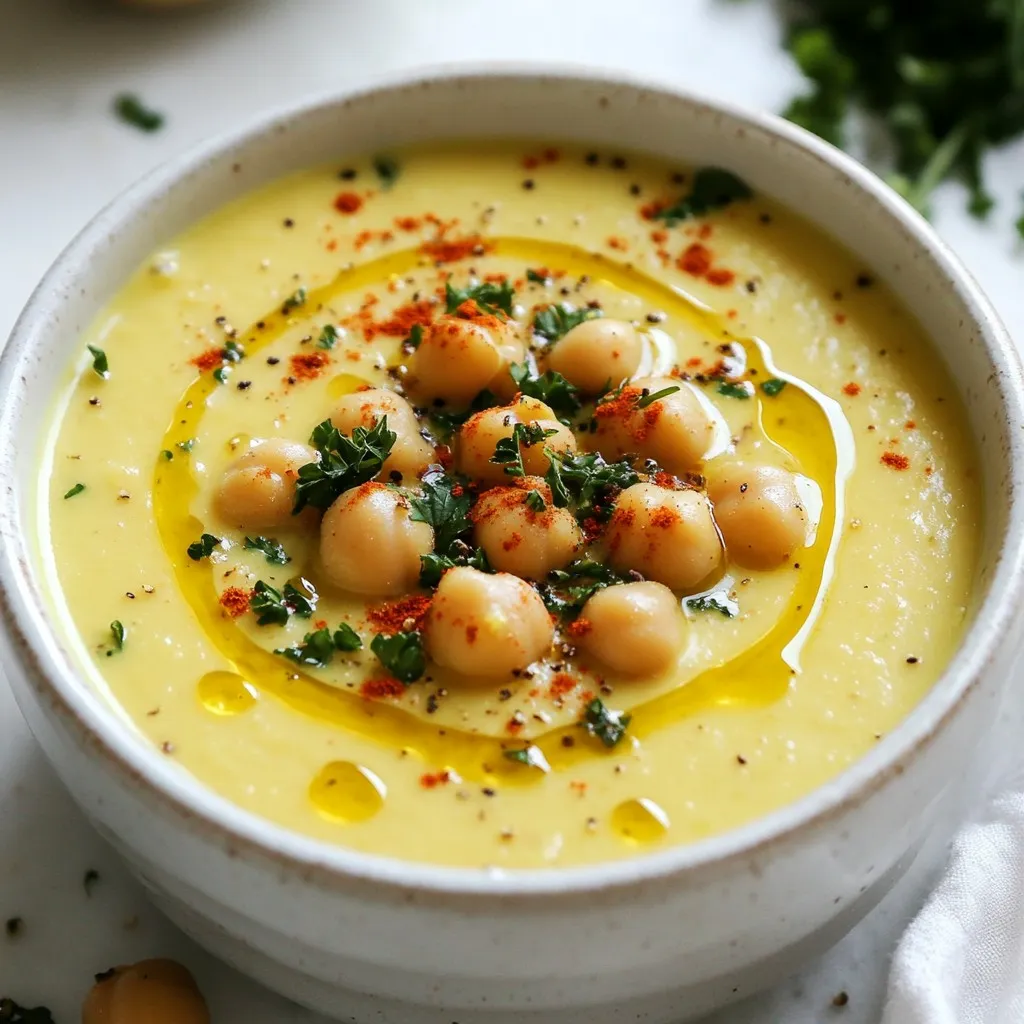 Vegan Garlic Chickpea Soup Flavorful and Easy Recipe