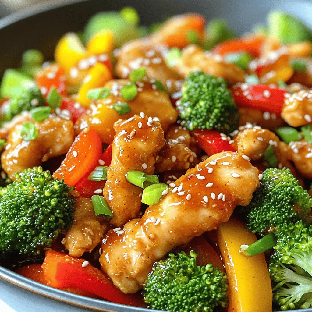 Sweet and Spicy Chicken Stir-Fry Flavorful Recipe