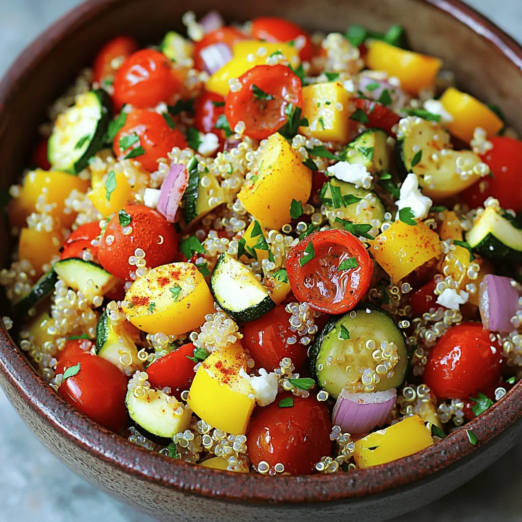 Roasted Vegetable Quinoa Salad Fresh and Colorful Meal