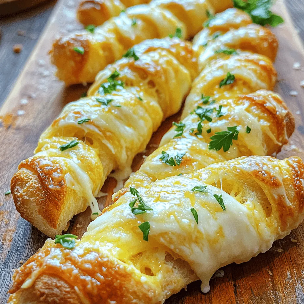 Easy Cheesy Garlic Bread Twists Flavorful and Fun