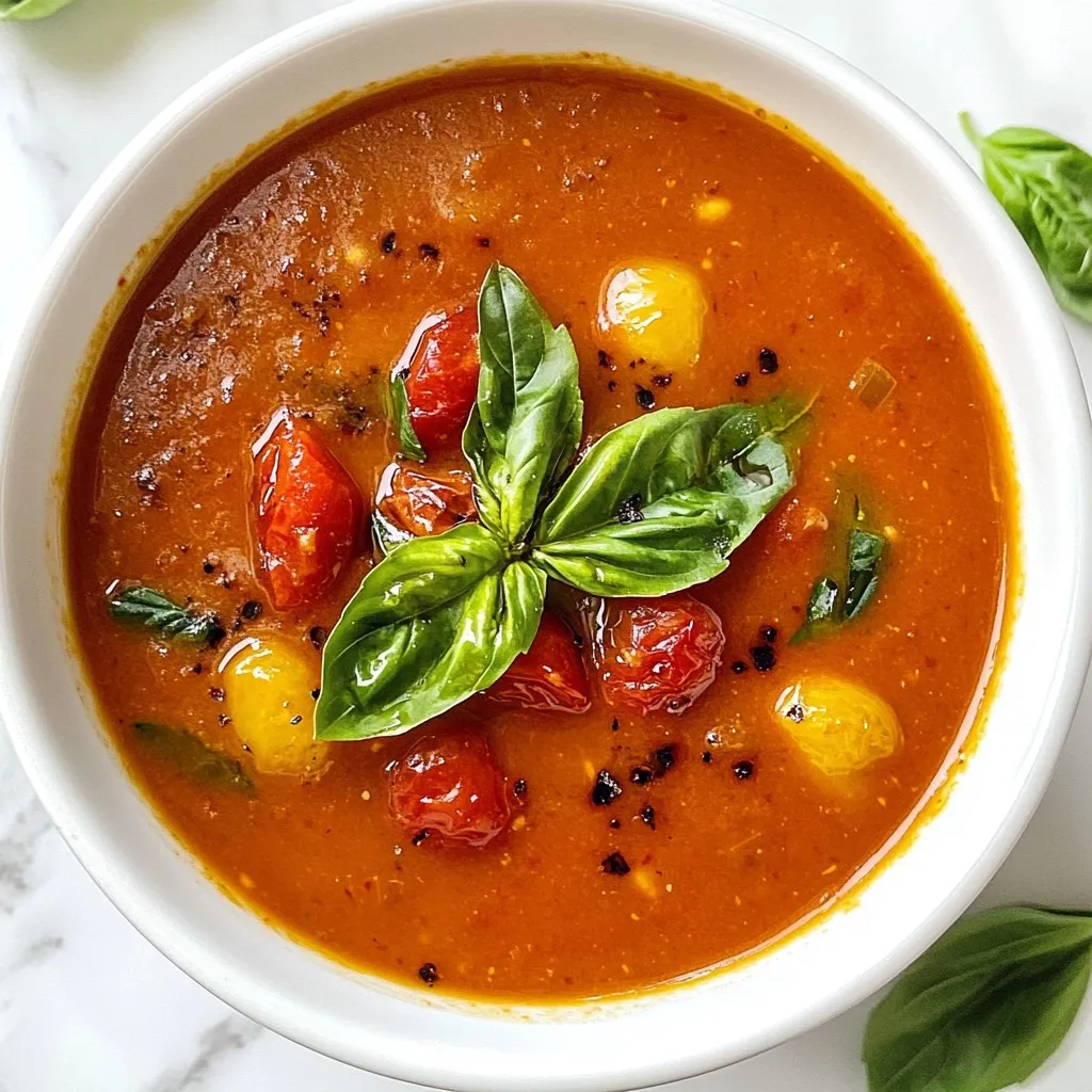 Roasted Garlic Tomato Soup Rich and Flavorful Recipe